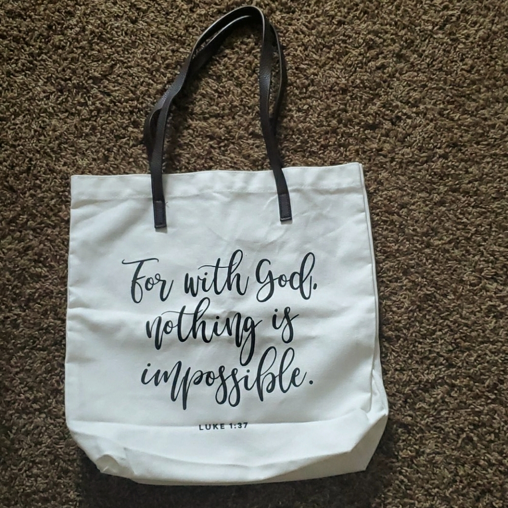 Inspirational tote